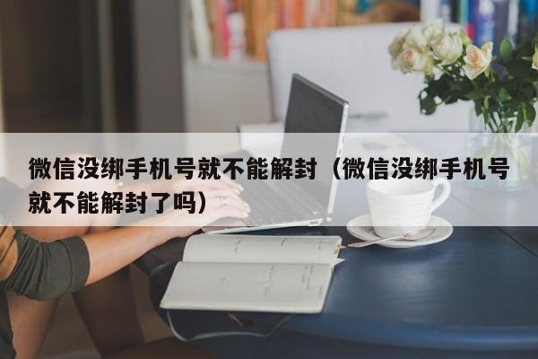 微信注册-微信没绑手机号就不能解封（微信没绑手机号就不能解封了吗）(1)