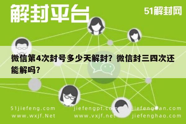 微信注册-微信第4次封号多少天解封？微信封三四次还能解吗？(1)