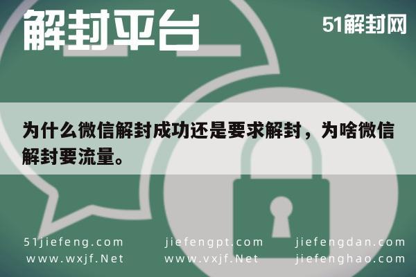 微信辅助-为什么微信解封成功还是要求解封，为啥微信解封要流量。(1)